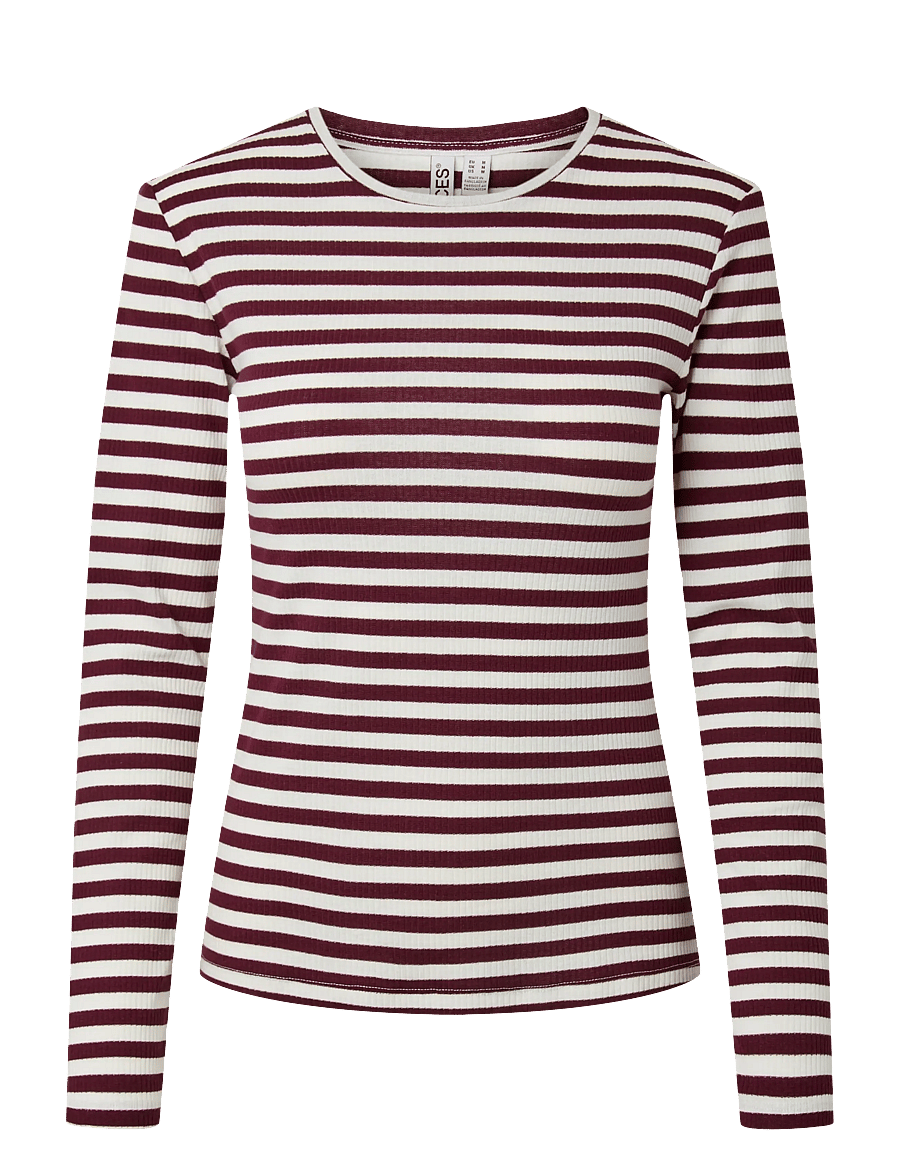 Pieces - PCRUKA LS TOP JRS NOOS BC - langärmlige tops - tawny port - 1