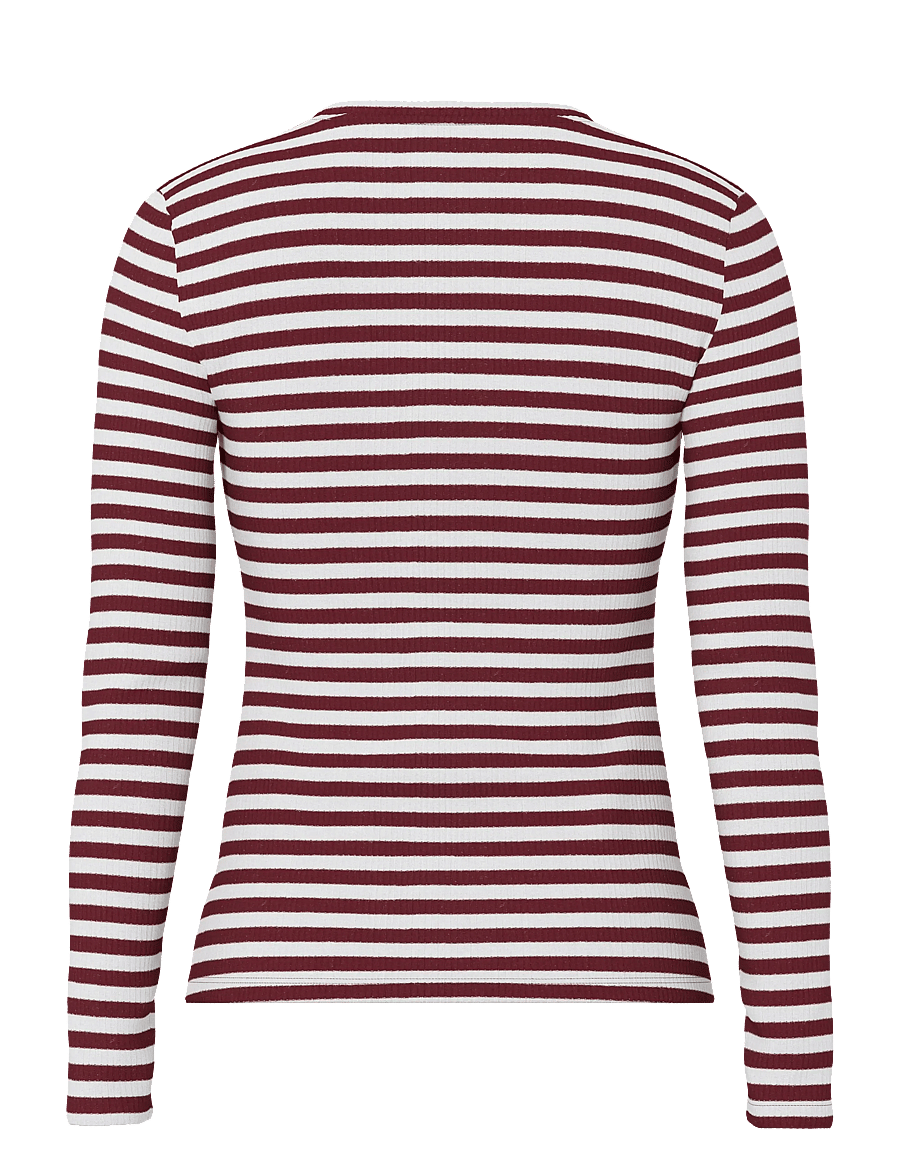 Pieces - PCRUKA LS TOP JRS NOOS BC - langärmlige tops - tawny port - 2