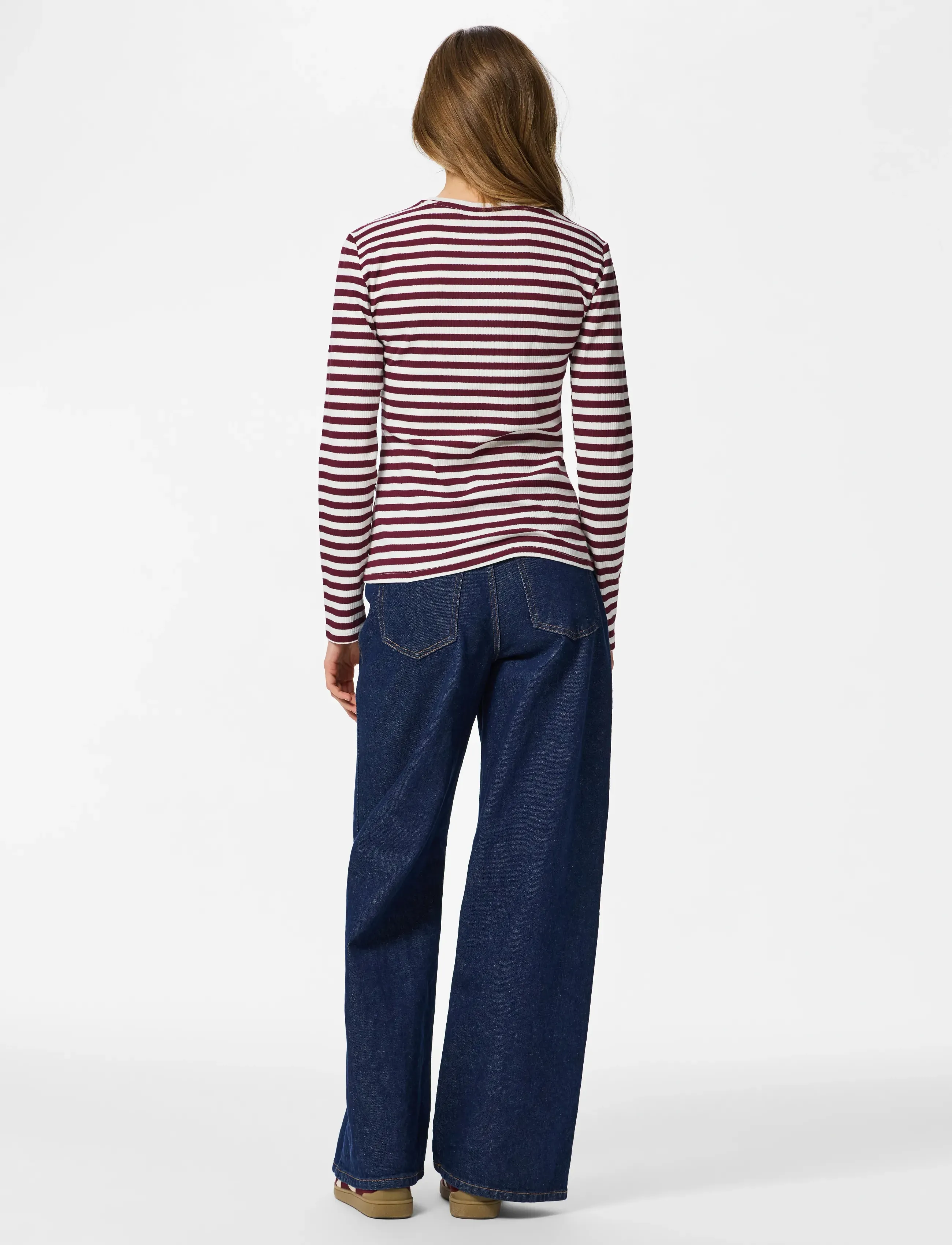 Pieces - PCRUKA LS TOP JRS NOOS BC - langärmlige tops - tawny port - 3