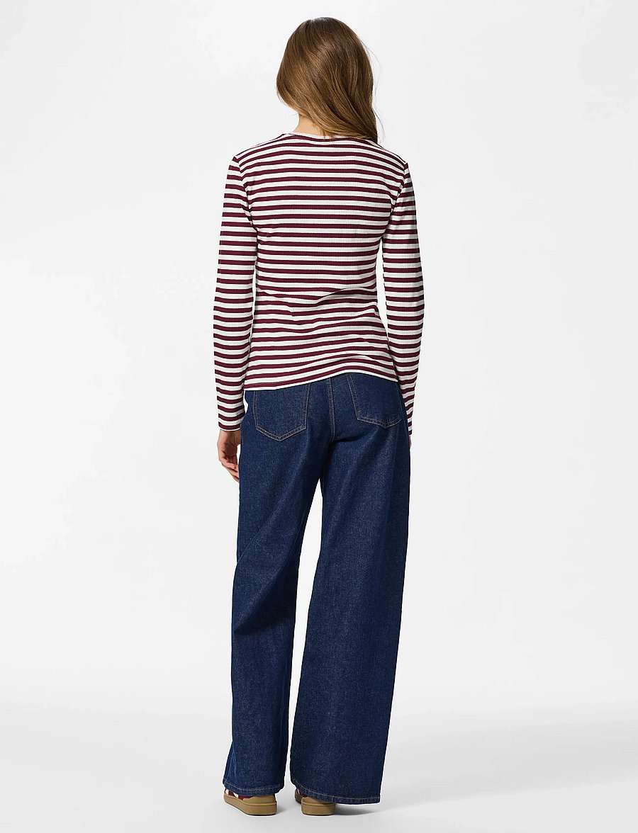 Pieces - PCRUKA LS TOP JRS NOOS BC - langärmlige tops - tawny port - 3