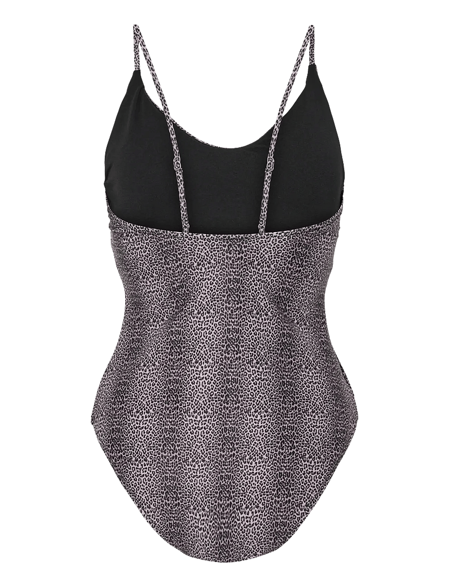 Pieces - PCBAOMI SWIMSUIT BC - badeanzüge - black - 2