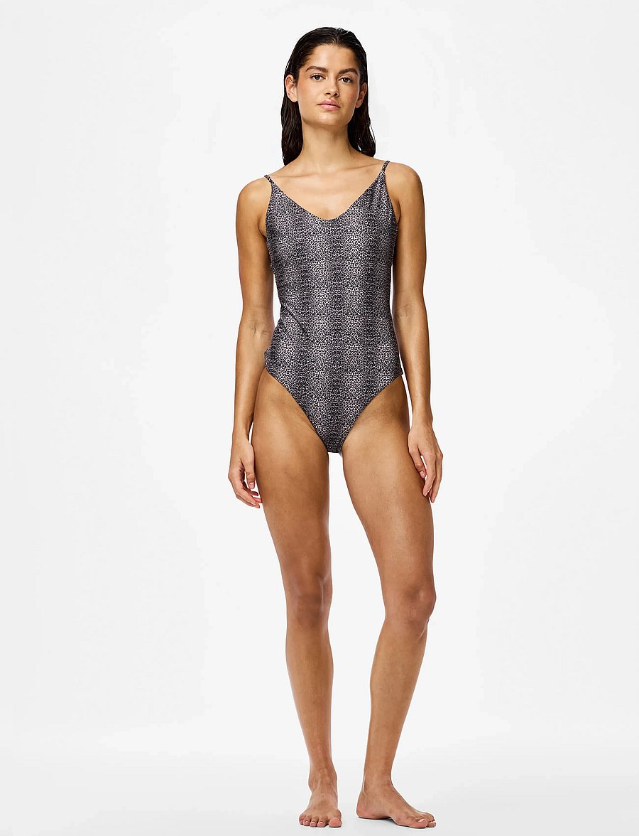 Pieces - PCBAOMI SWIMSUIT BC - badeanzüge - black - 4