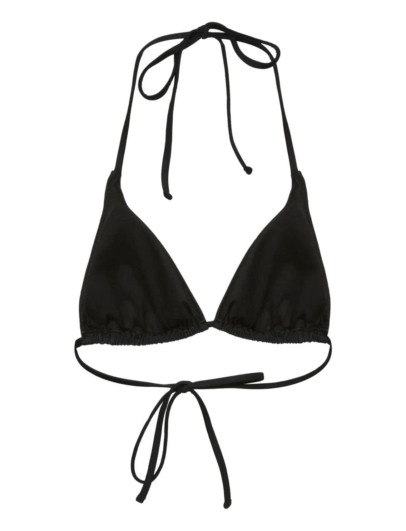 Pieces - PCBAOMI BIKINI TRIANGLE BRA SWW BC - triangelformad bikinis - black - 2