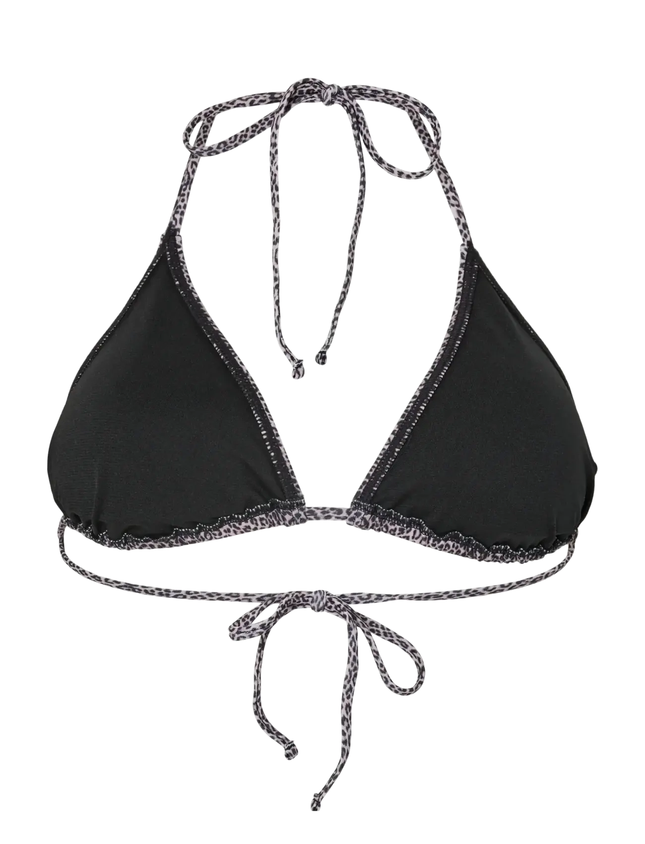 Pieces - PCBAOMI BIKINI TRIANGLE BRA SWW BC - trekantsbikinier - black - 2