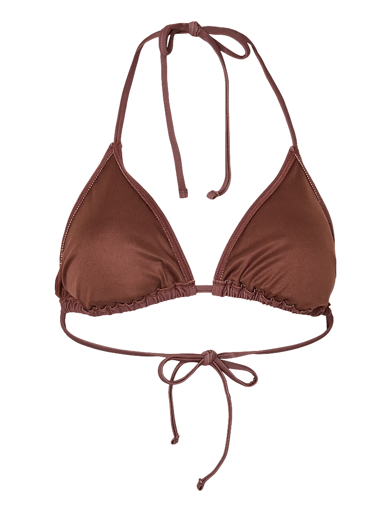 Pieces - PCBAOMI BIKINI TRIANGLE BRA SWW BC - dreieck-bikini-oberteile - deep mahogany - 1