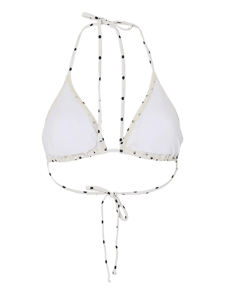 Pieces - PCBAOMI BIKINI TRIANGLE BRA SWW BC - trīsstūra bikini augšiņa - egret - 2