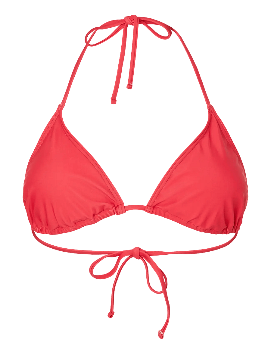 Pieces - PCBAOMI BIKINI TRIANGLE BRA SWW BC - dreieck-bikini-oberteile - lychee - 0