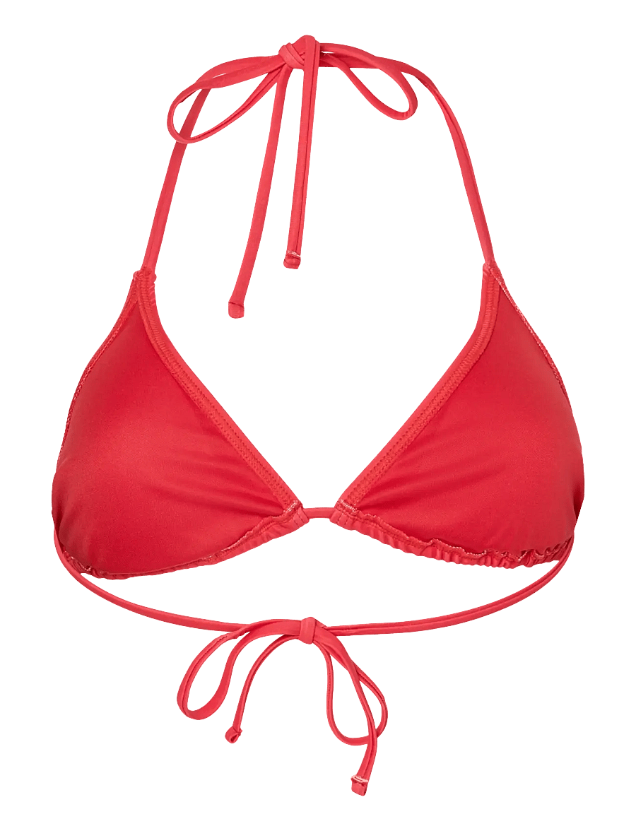 Pieces - PCBAOMI BIKINI TRIANGLE BRA SWW BC - dreieck-bikini-oberteile - lychee - 1