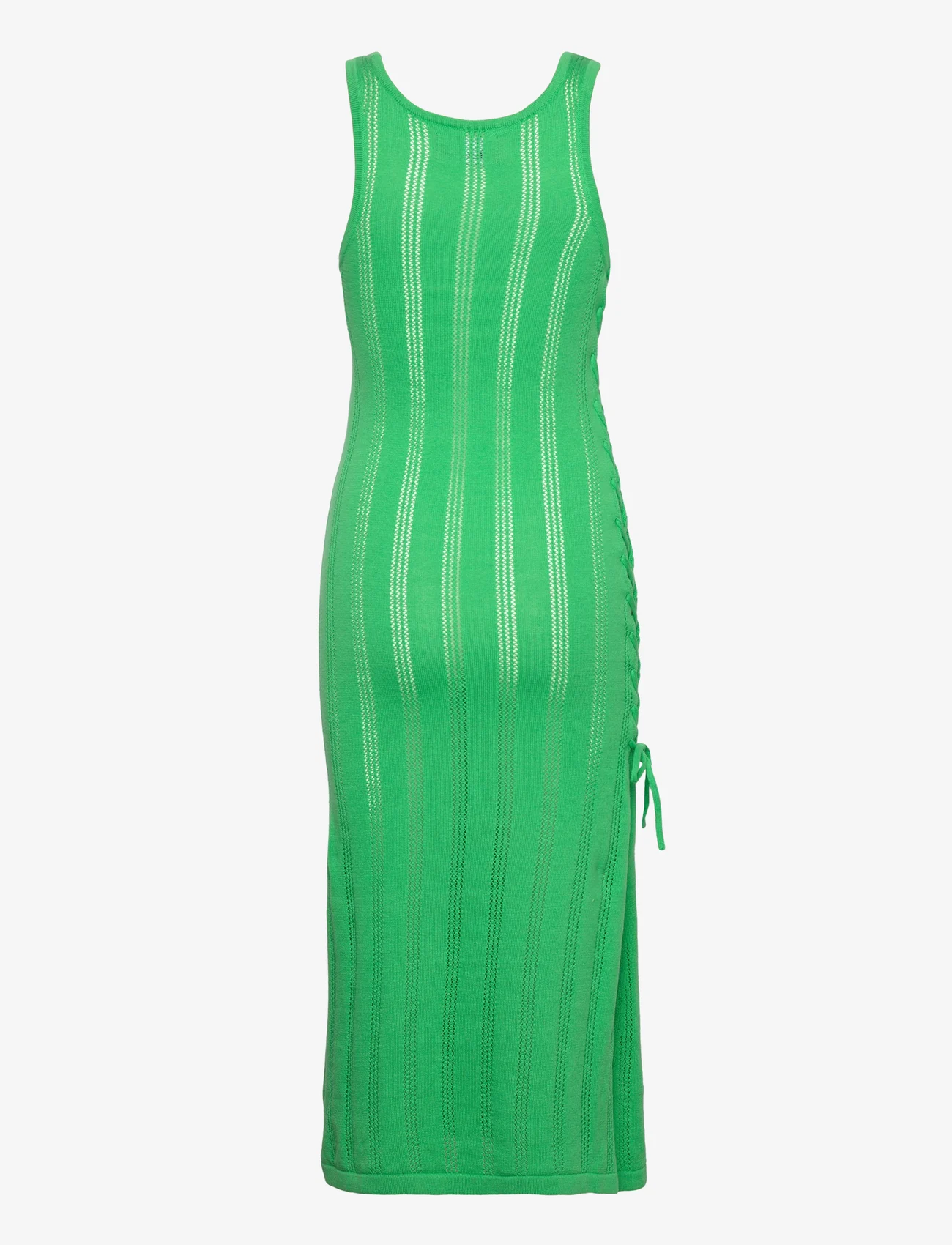 Pieces - PCBEANA LONG KNIT DRESS  SWW BC - knitted dresses - irish green - 1