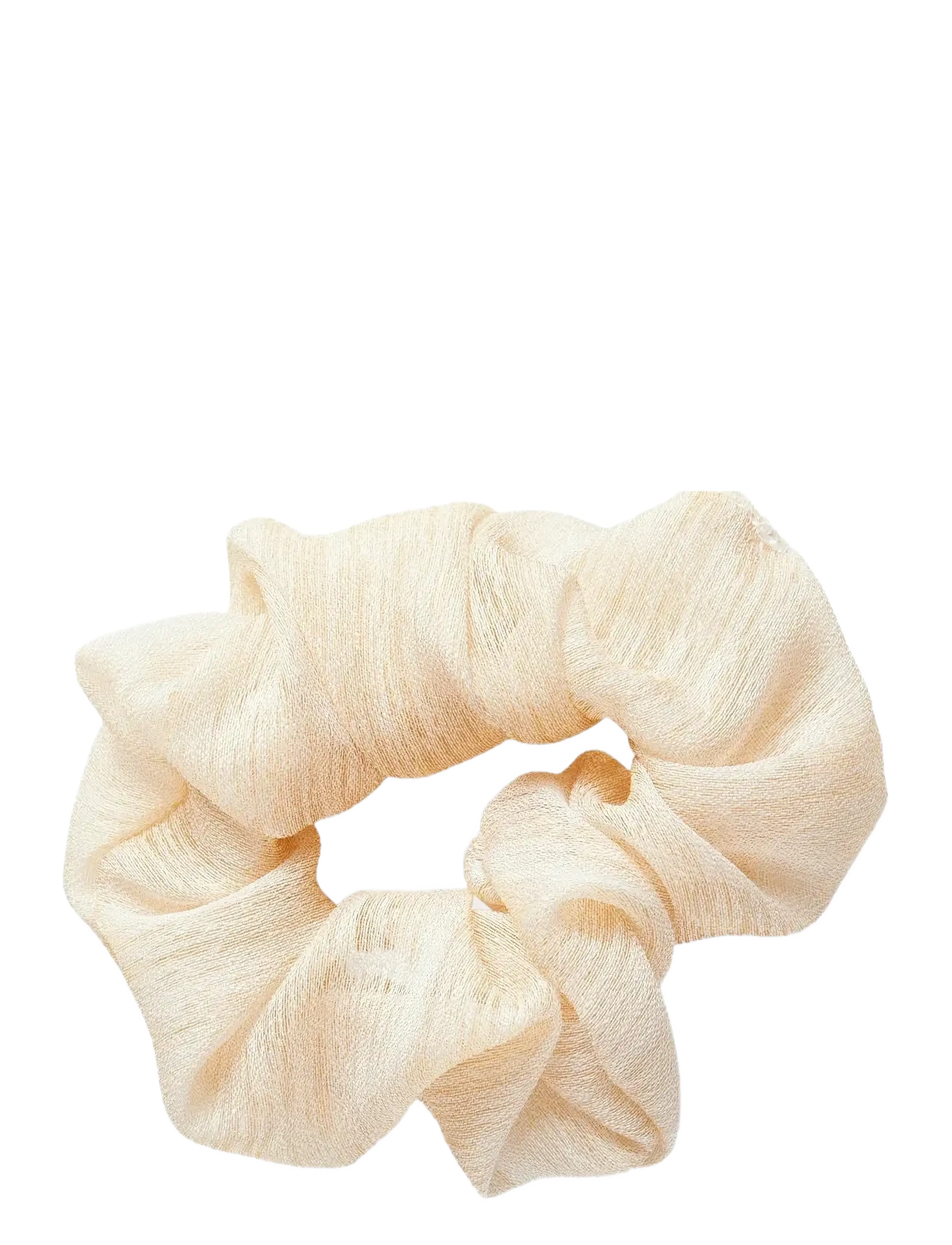 PCBARIT SCRUNCHIE FLOW - ECRU