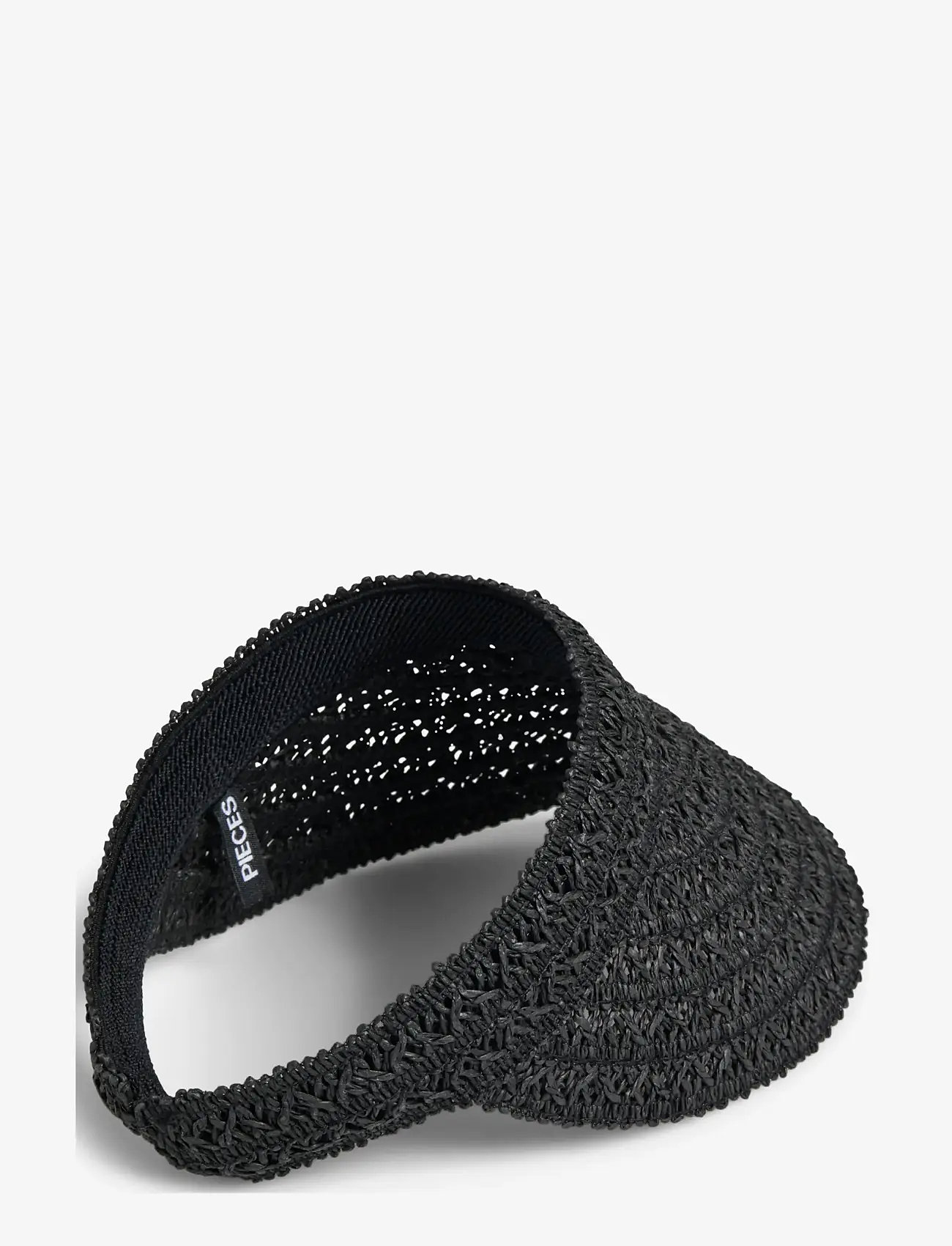 Pieces - PCBONNIE CAP - stråhatte - black - 1