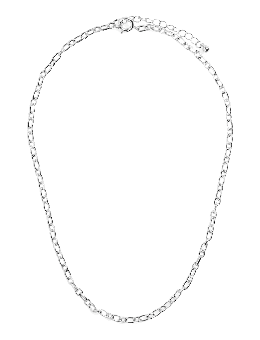 Pieces - PCTIFFANY NECKLACE PLATED FP NOOS - kaelaketid - silver colour - 0