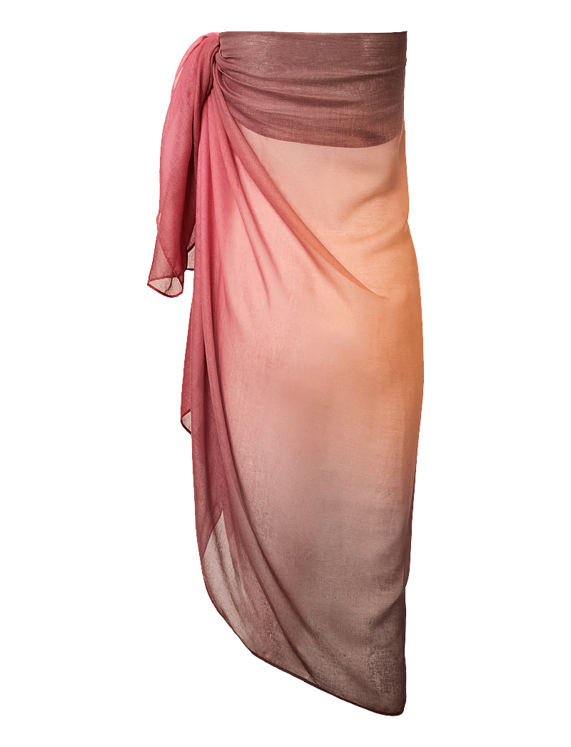 Pieces - PCBANINNA 5IN1 SARONG SWW BC - strandmode - red ochre - 0