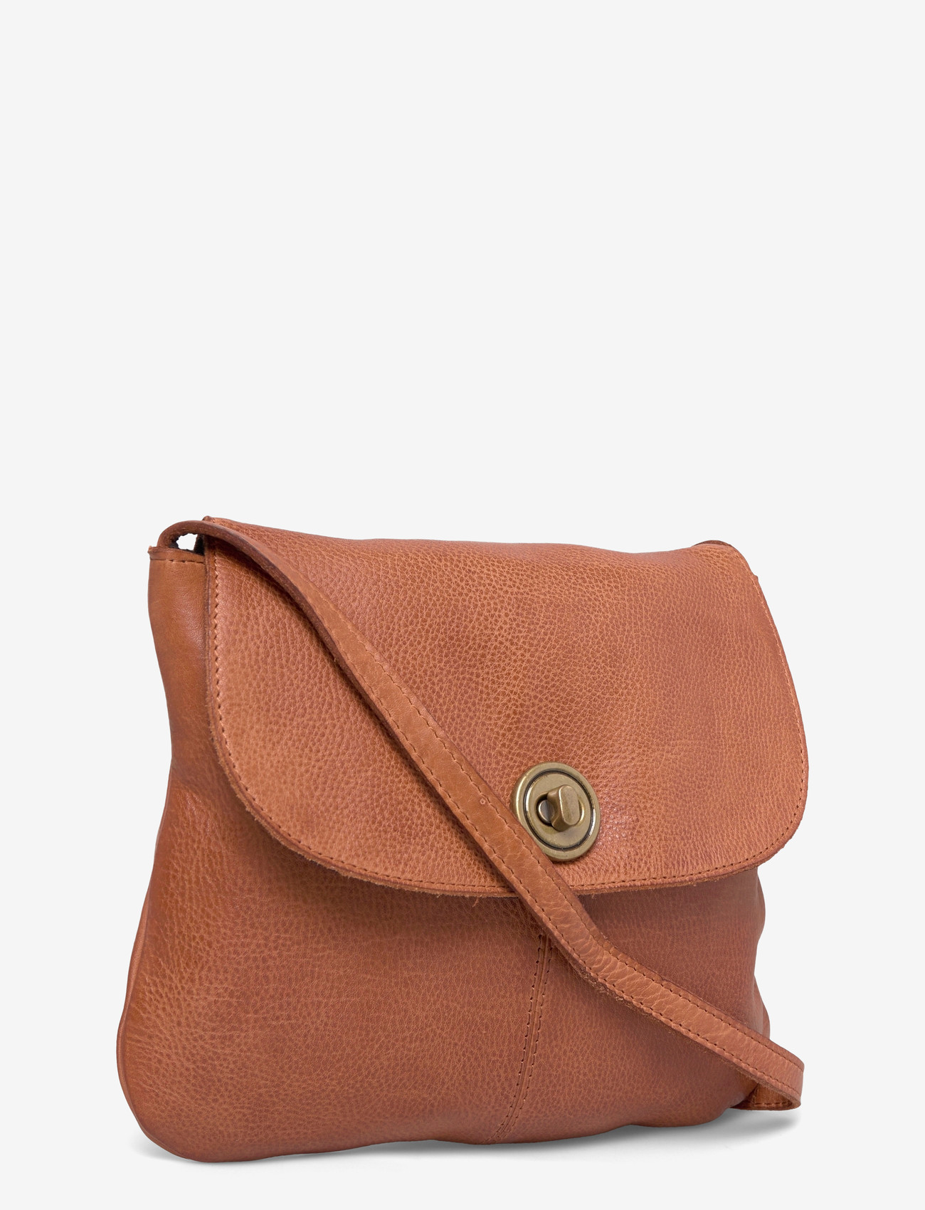 Pieces - PCTOTALLY LARGE LEATHER PARTY BAG NOOS - crossbody bags - root beer - 3