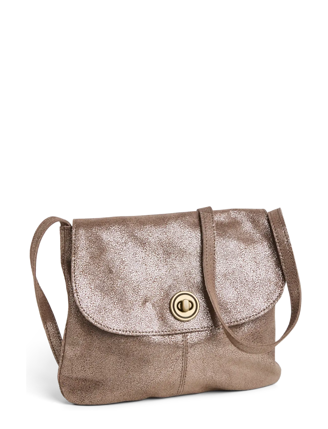 Pieces Pctotally Large Leather Party Bag Noos, One Size, Brown, Tasker > Crossbody-Tasker, Dame