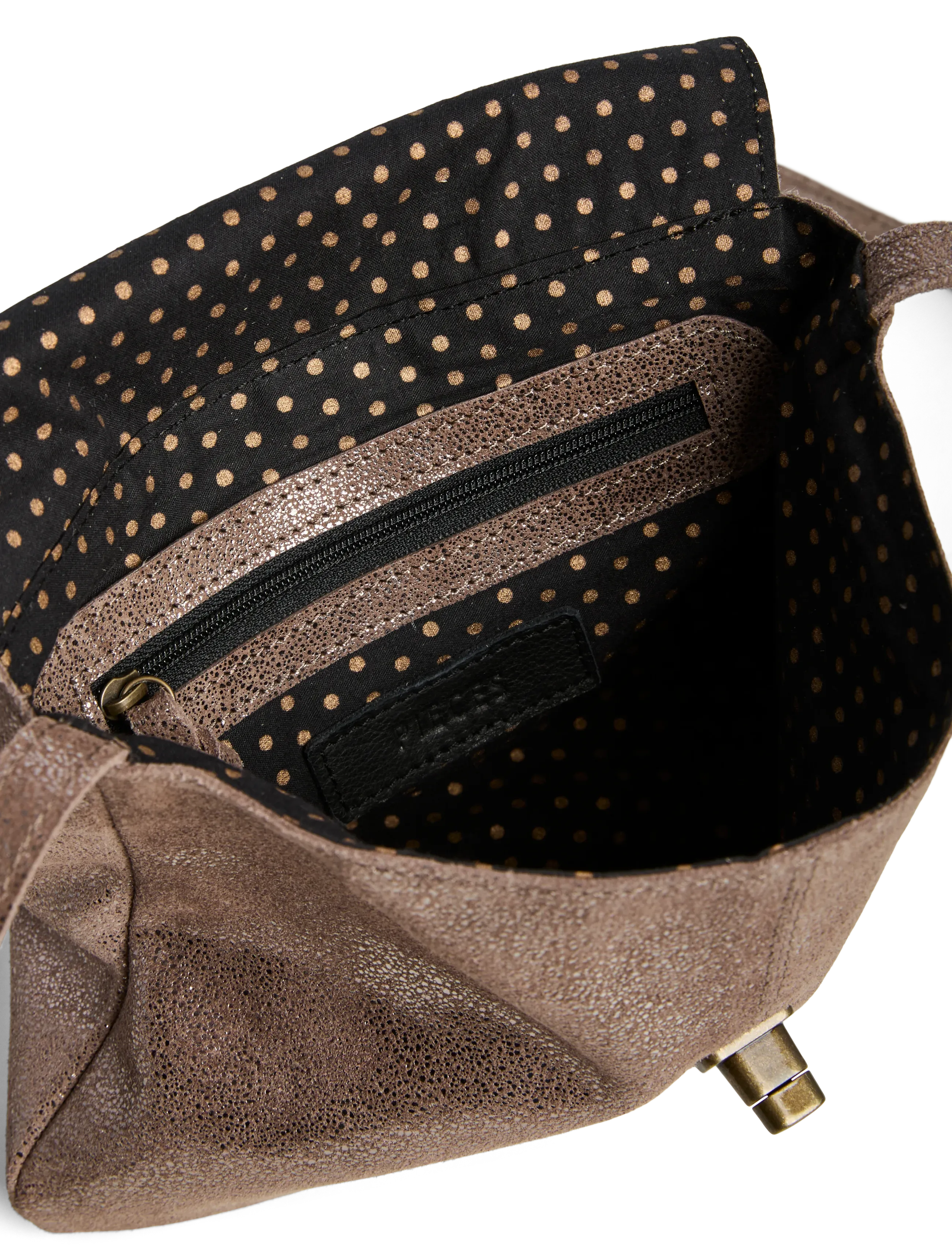Pieces - PCTOTALLY LARGE LEATHER PARTY BAG NOOS - umhängetaschen - taupe gray - 3
