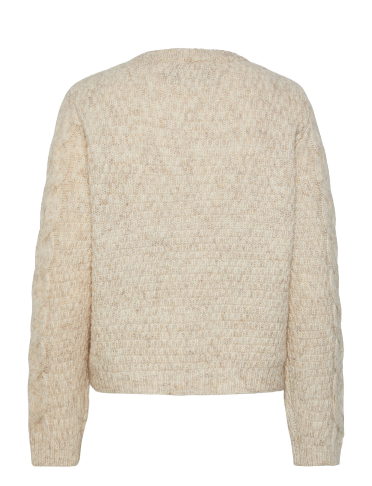 Pieces - PCNINA LS O-NECK KNIT NOOS BC - pullover - birch - 2