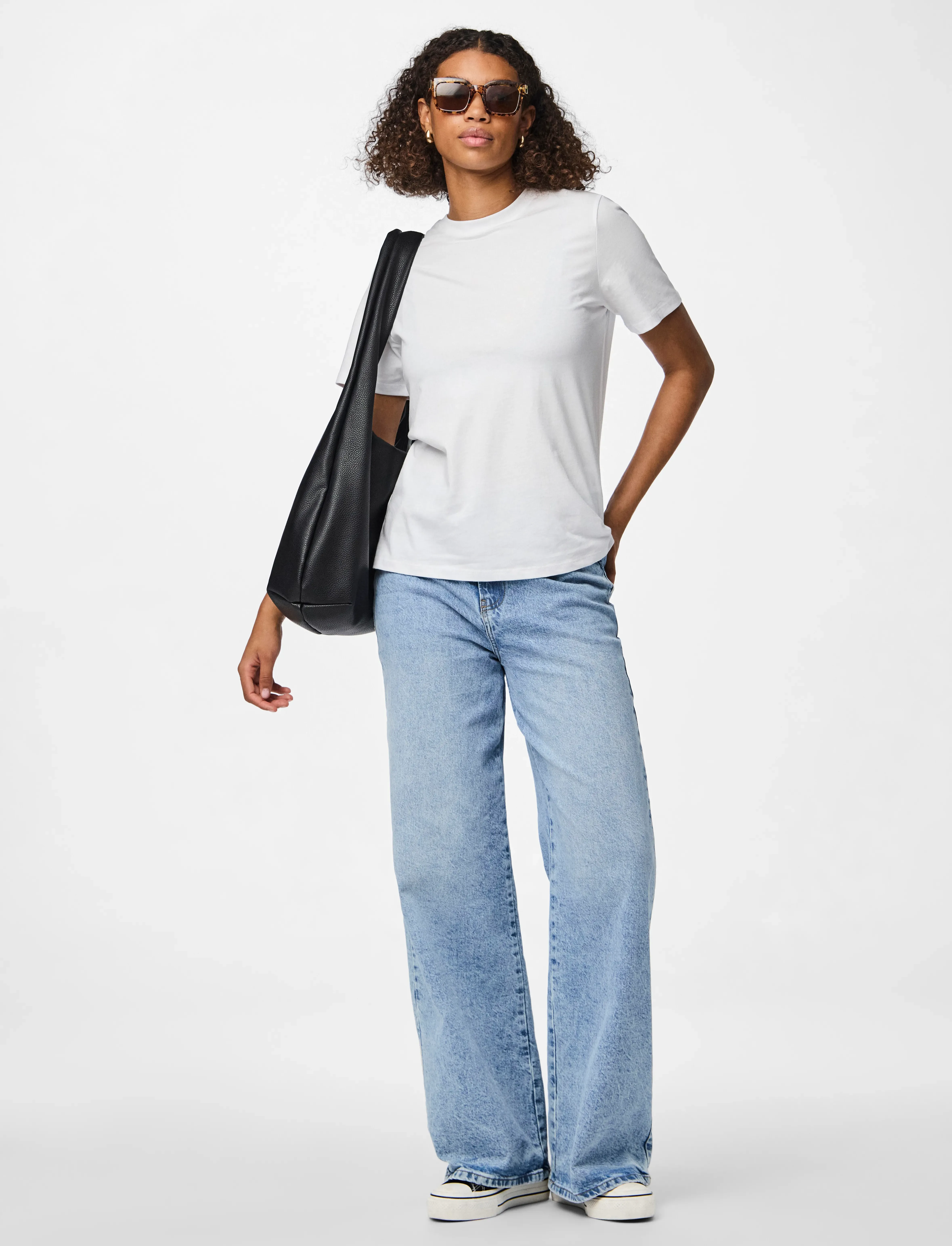 PIECES Pcria Ss Solid Tee Jrs Noos Bc t-shirts dam – bild 5