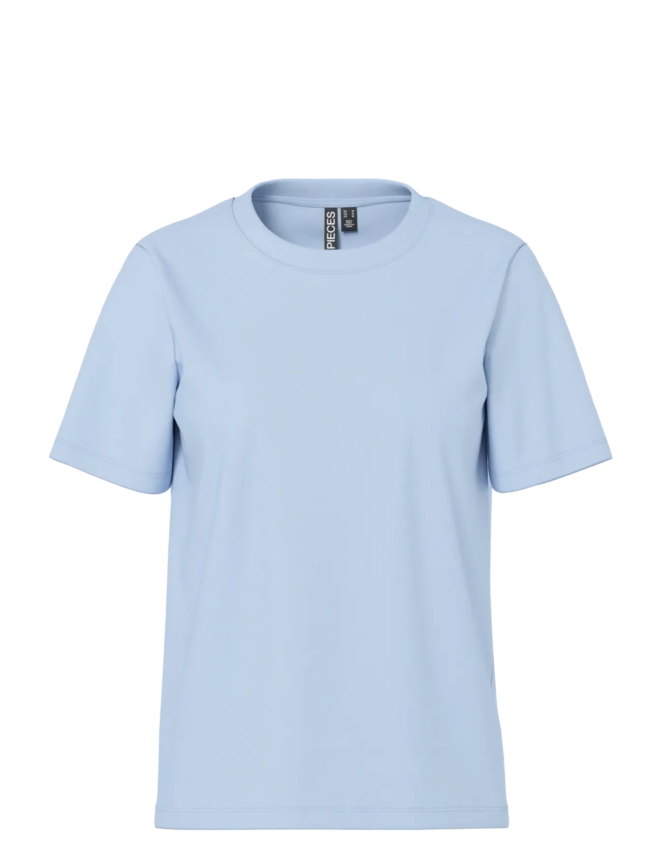 Pieces PCRIA SS SOLID TEE JRS NOOS BC - Kläder - CASHMERE BLUE / blue