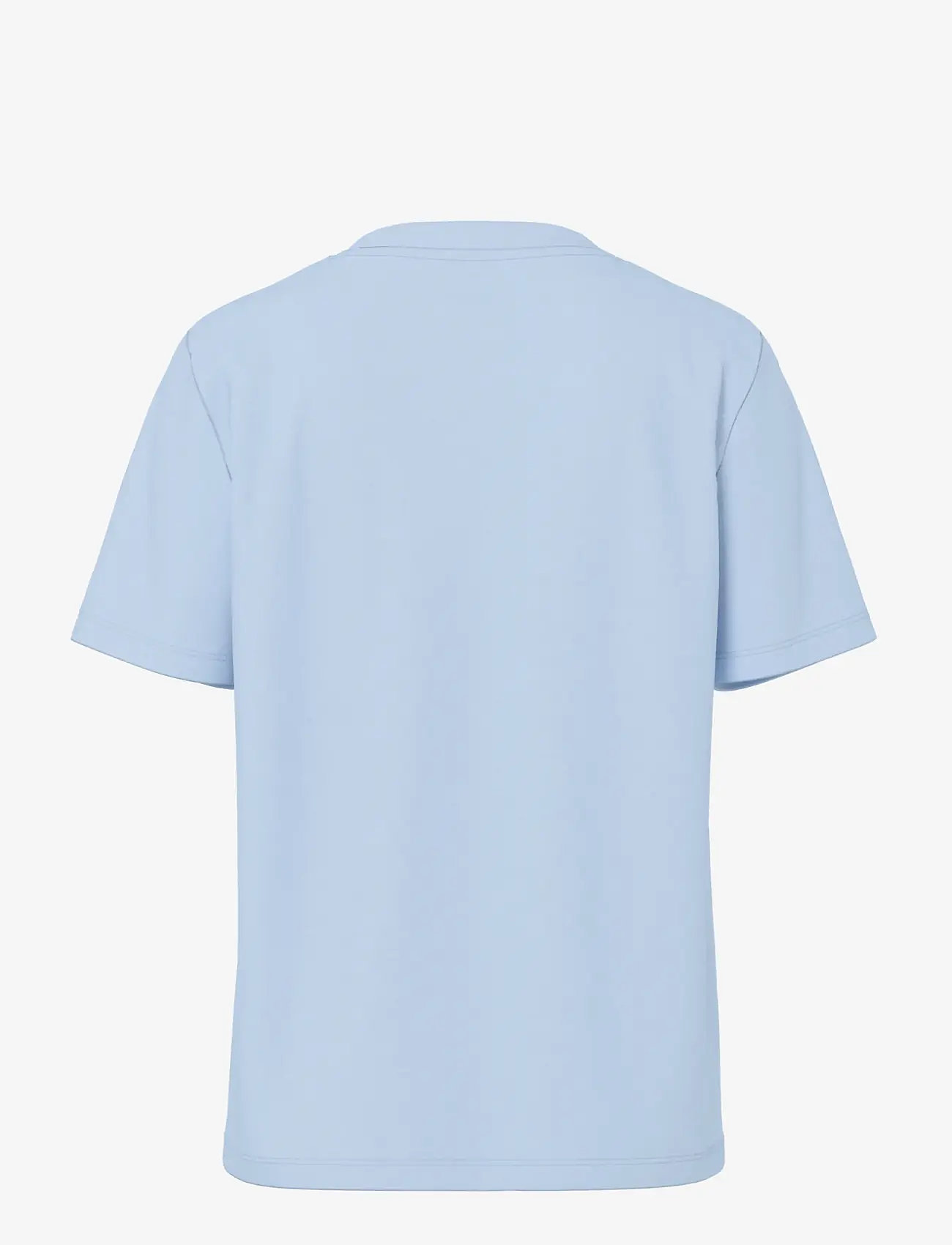 Pieces - PCRIA SS SOLID TEE JRS NOOS BC - herbstliche kleidung - cashmere blue - 1