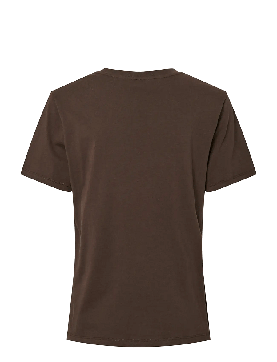 Pieces - PCRIA SS SOLID TEE JRS NOOS BC - t-shirts - hot fudge - 2