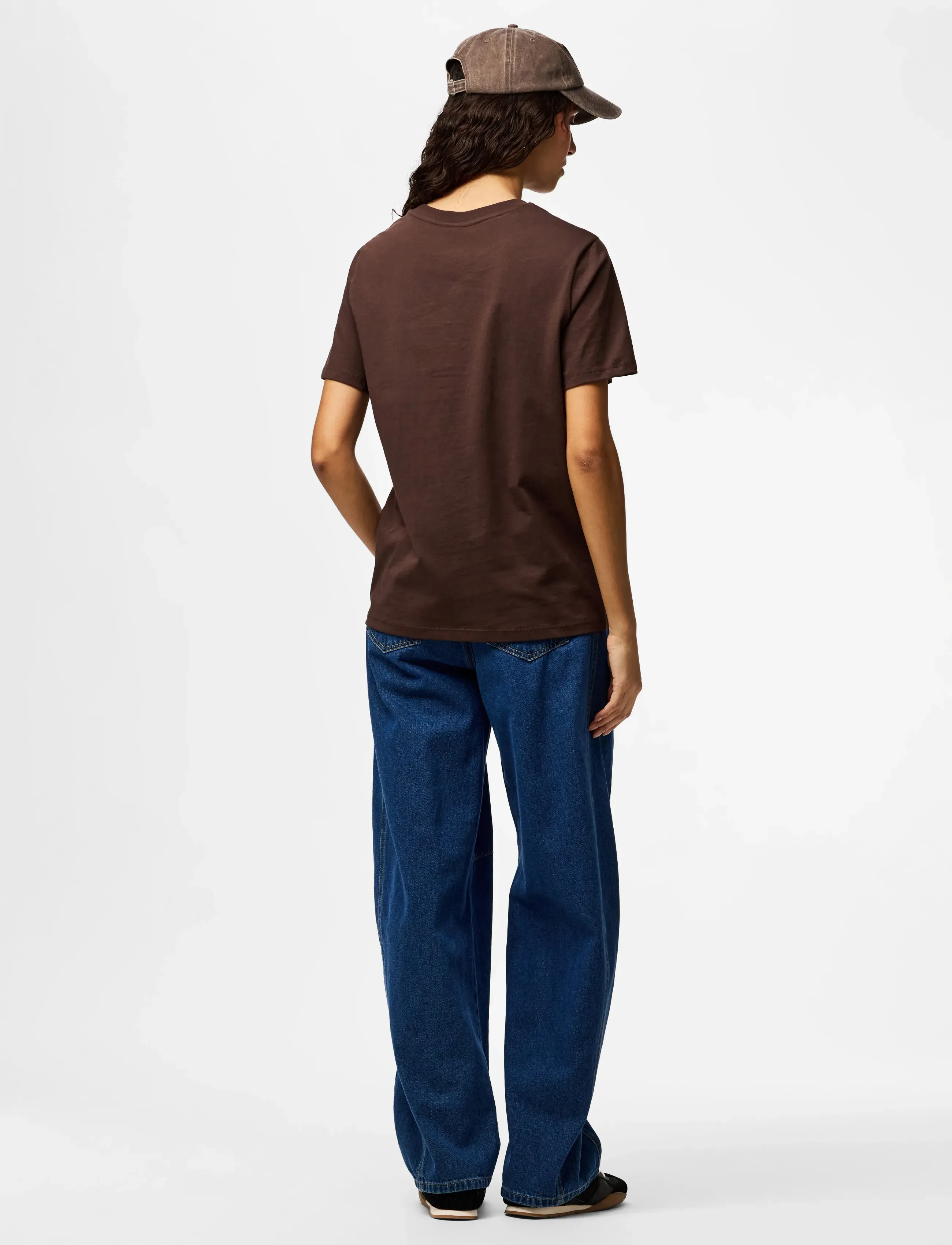 Pieces - PCRIA SS SOLID TEE JRS NOOS BC - t-shirts - hot fudge - 3