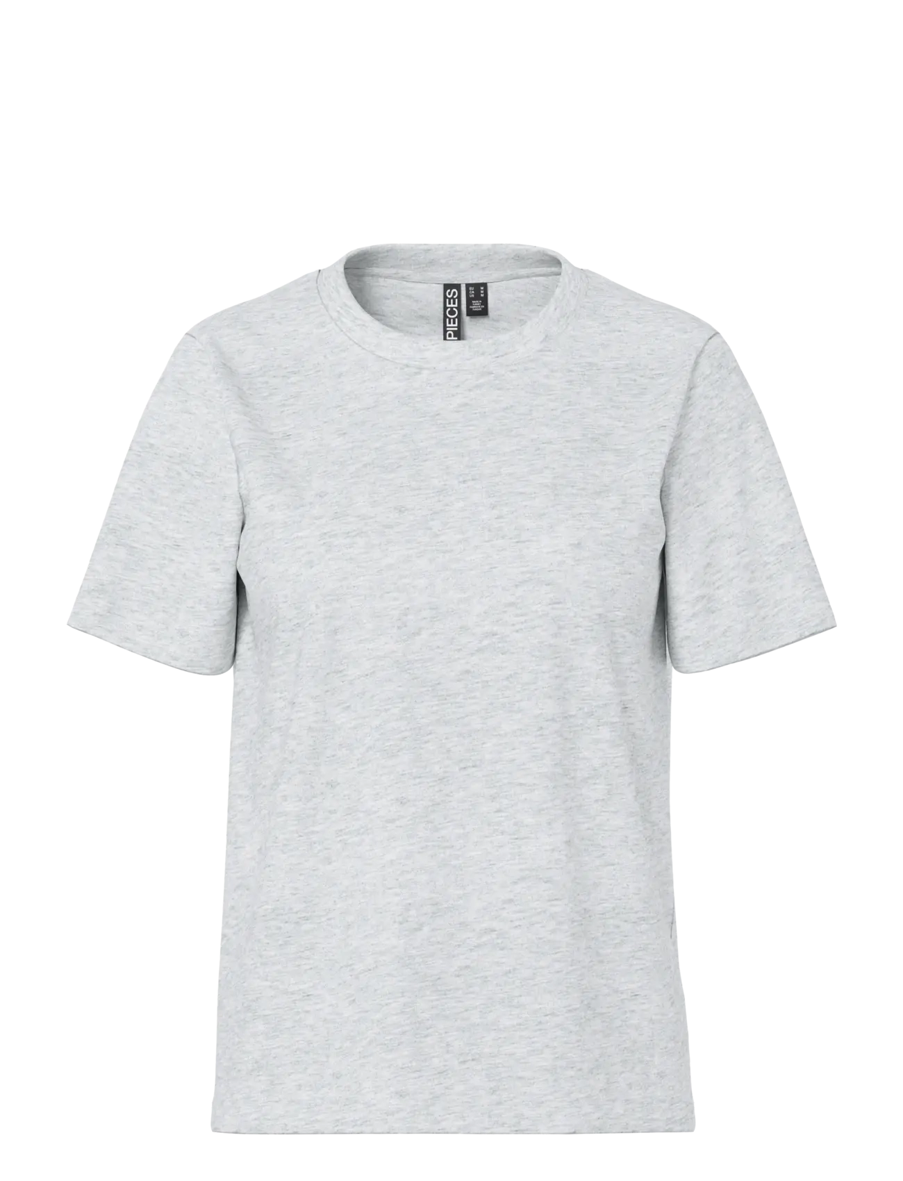 Pieces PCRIA SS SOLID TEE JRS NOOS BC - Pieces - LIGHT GREY MELANGE / grey