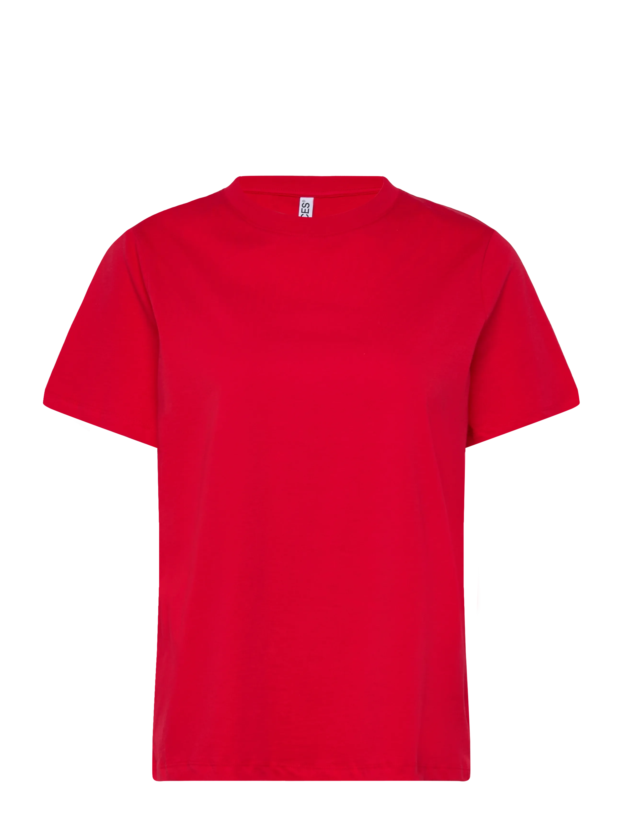 PIECES Pcria Ss Solid Tee Jrs Noos Bc Rot - M - Damen