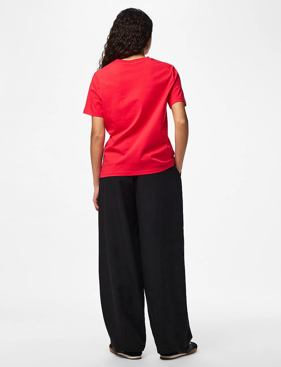 Pieces - PCRIA SS SOLID TEE JRS NOOS BC - t-shirts - lollipop - 3