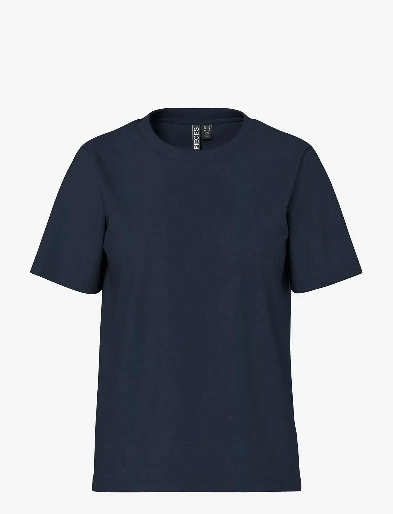 Pieces - PCRIA SS SOLID TEE JRS NOOS BC - herbstliche kleidung - sky captain - 0