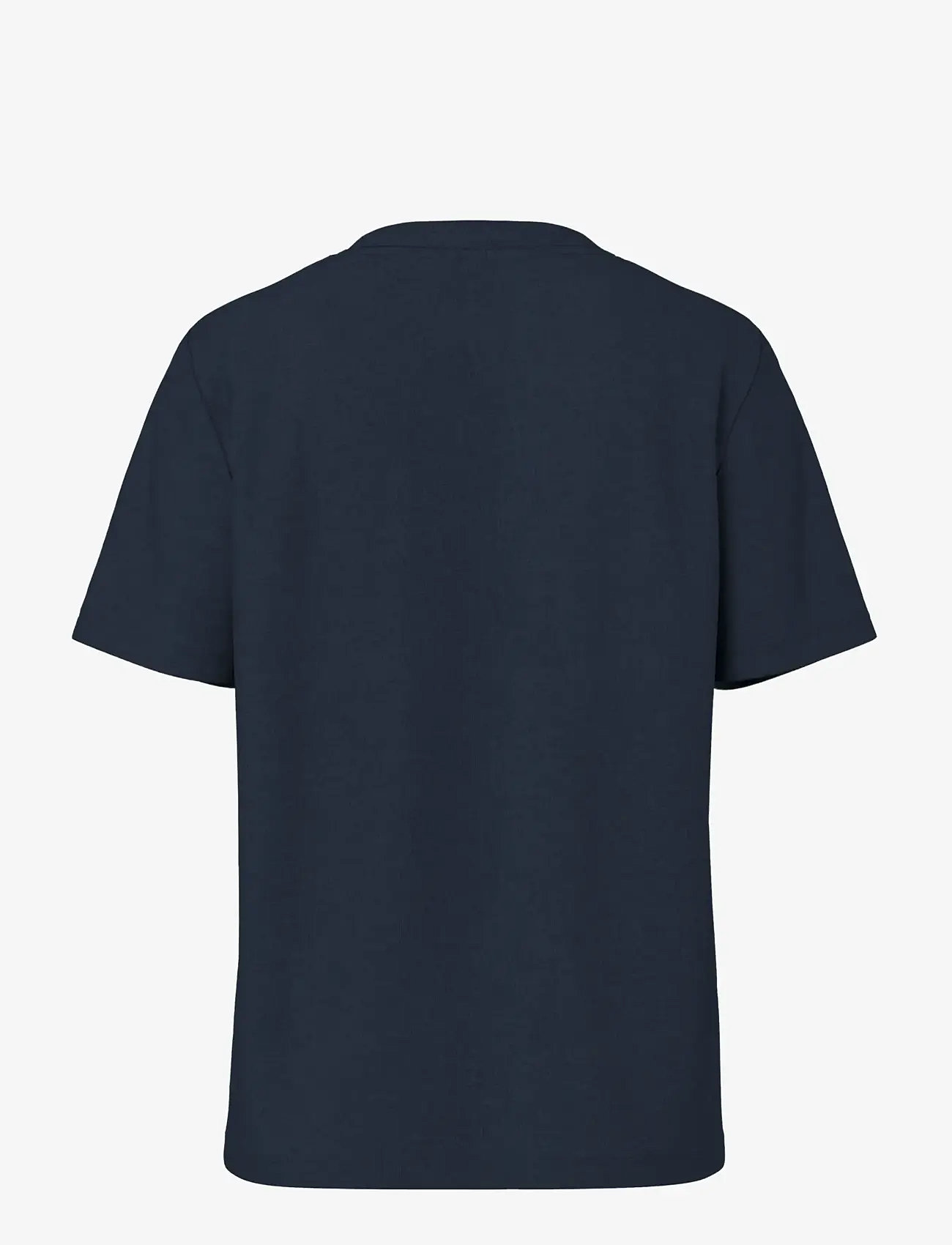 Pieces - PCRIA SS SOLID TEE JRS NOOS BC - herbstliche kleidung - sky captain - 1