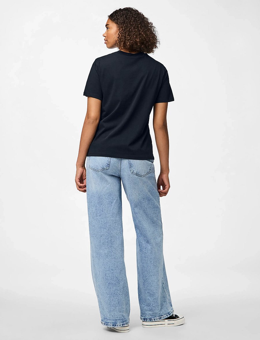 Pieces - PCRIA SS SOLID TEE JRS NOOS BC - t-shirts - sky captain - 3