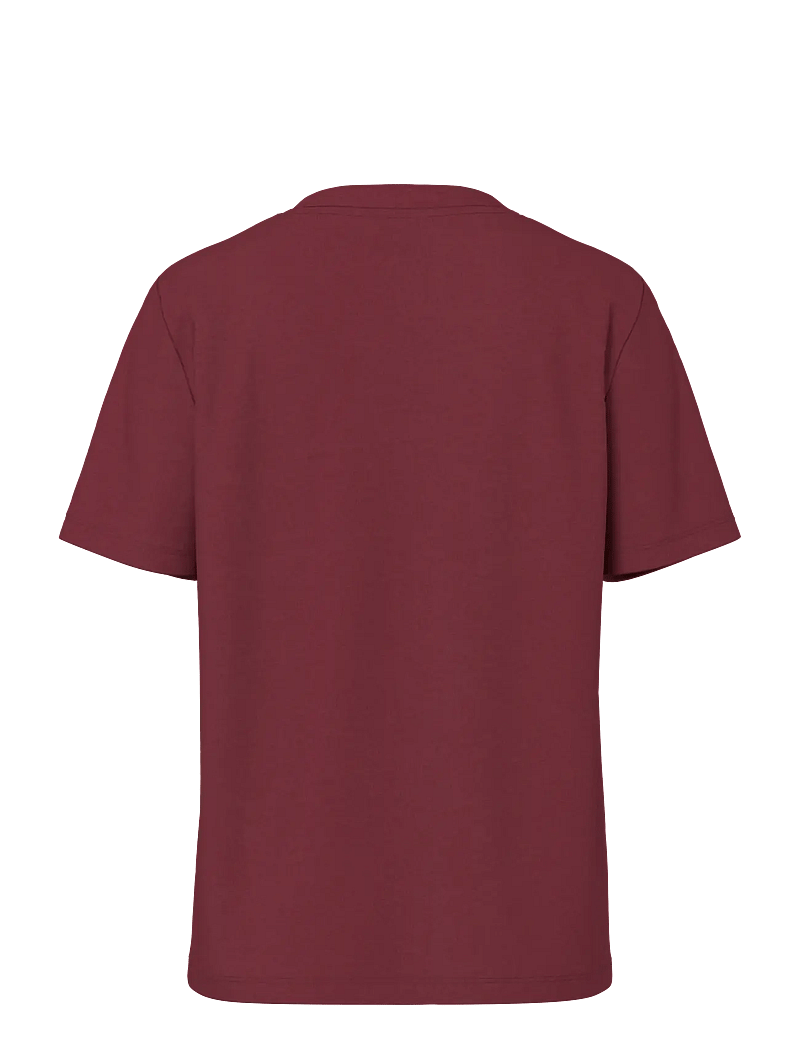 Pieces - PCRIA SS SOLID TEE JRS NOOS BC - t-shirts - tawny port - 2