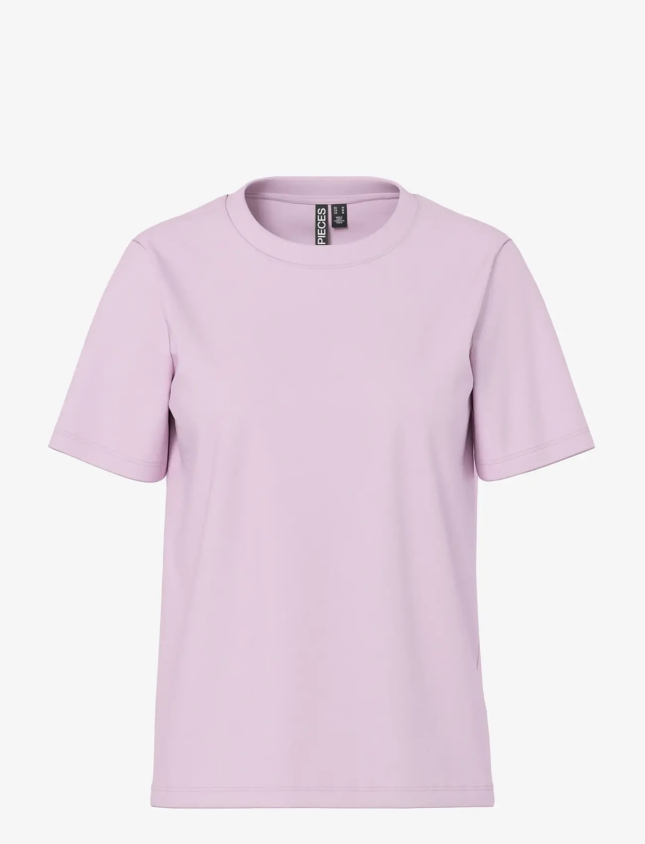 Pieces - PCRIA SS SOLID TEE JRS NOOS BC - herbstliche kleidung - winsome orchid - 0