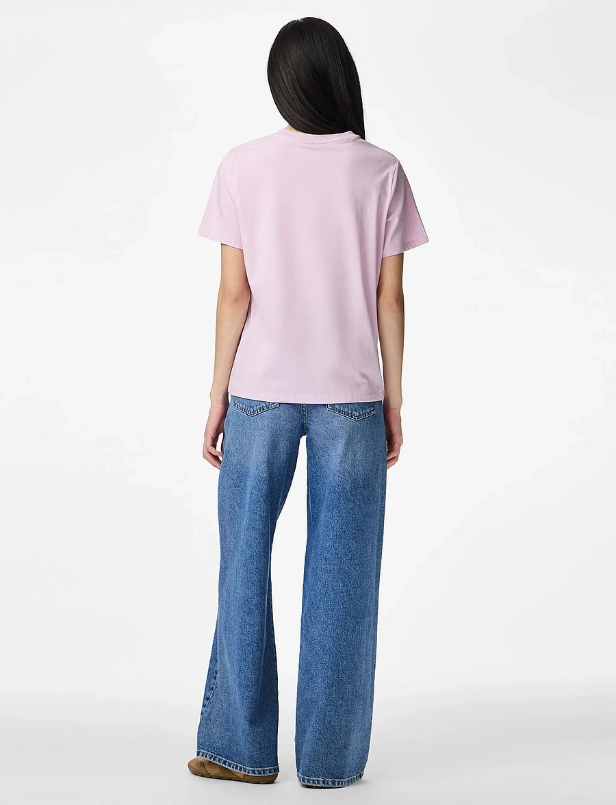 Pieces - PCRIA SS SOLID TEE JRS NOOS BC - t-särgid - winsome orchid - 3