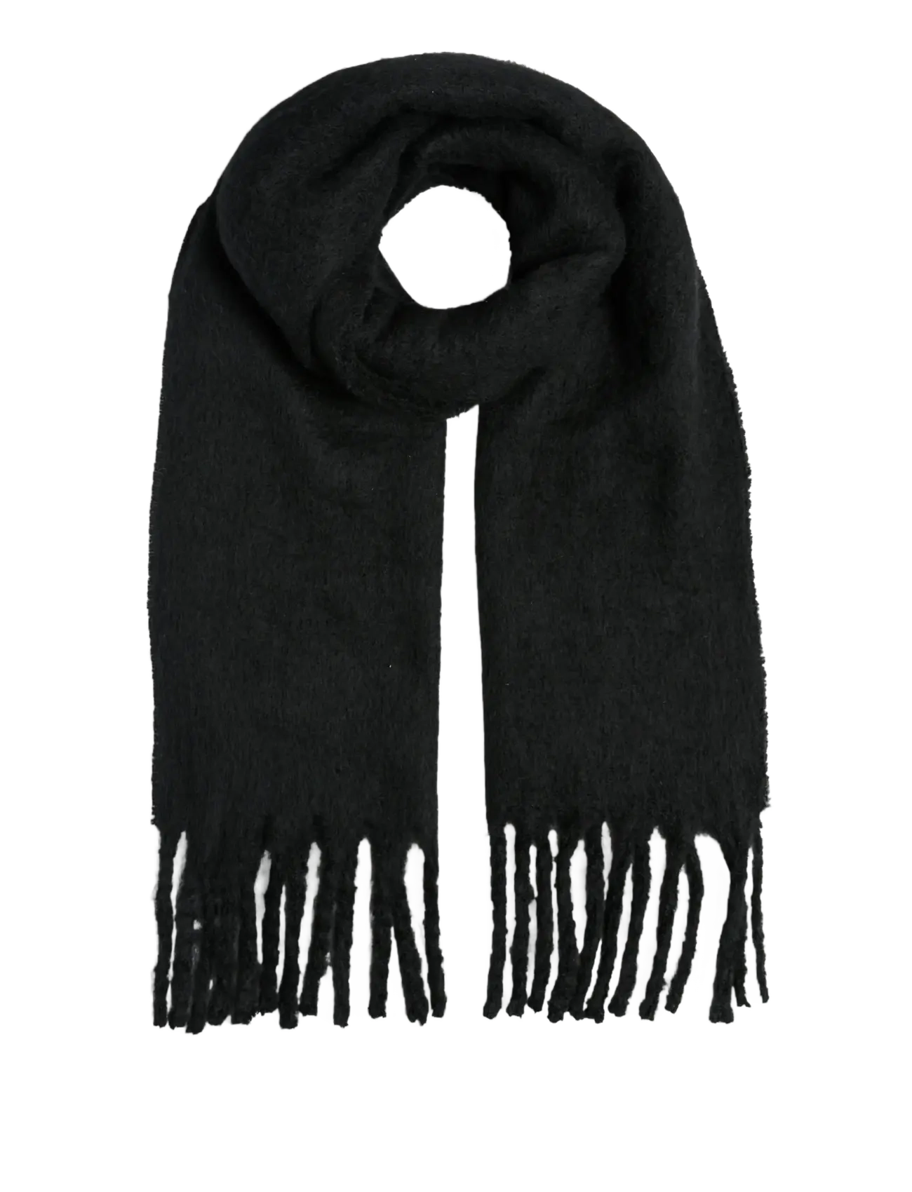 Pieces PCNIKITA LONG SCARF NOOS BC - Transitional Layering - BLACK / black