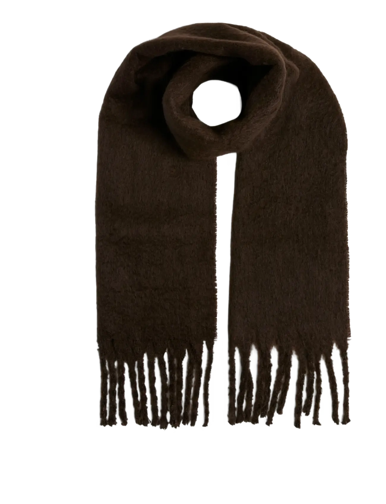 Pieces PCNIKITA LONG SCARF NOOS BC - Tørklæder - HOT FUDGE / brown
