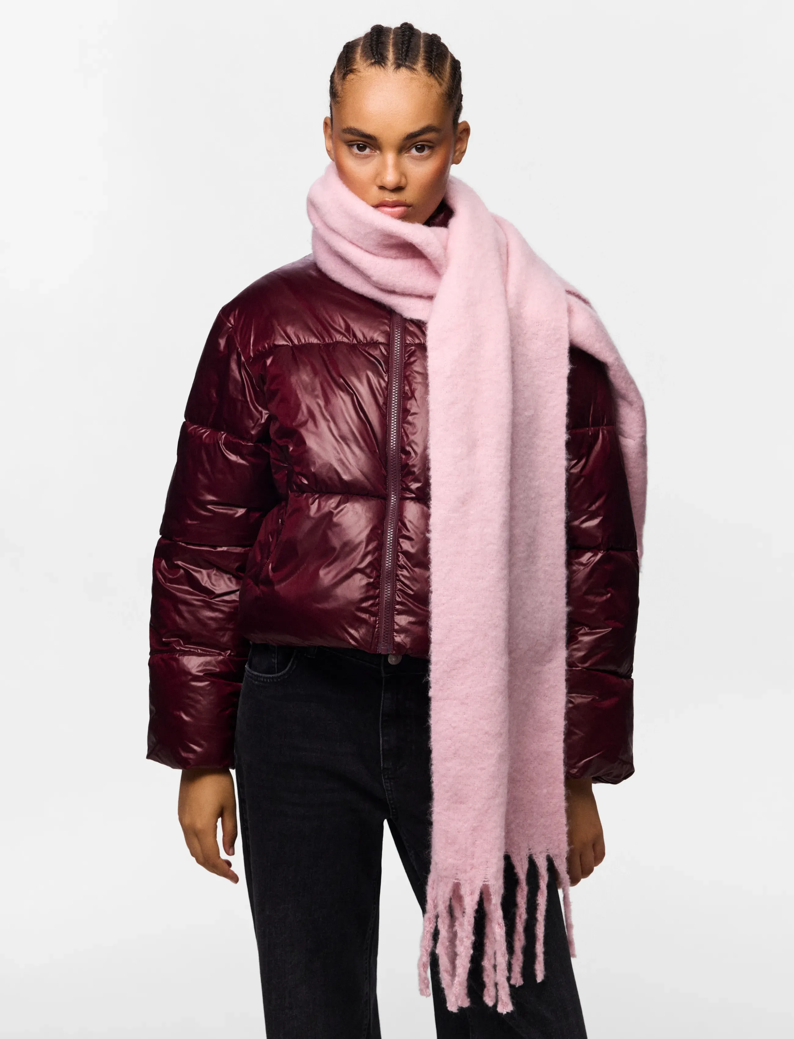 Pieces PCNIKITA LONG SCARF NOOS BC - Scarves - ROSEATE SPOONBILL / pink/rose