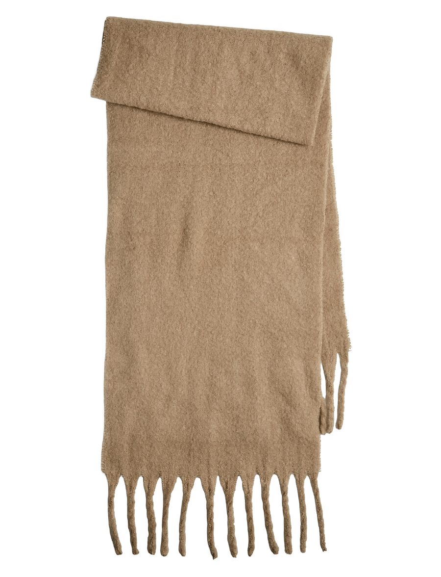 Pieces - PCNIKITA LONG SCARF NOOS BC - winterschals - silver mink - 1
