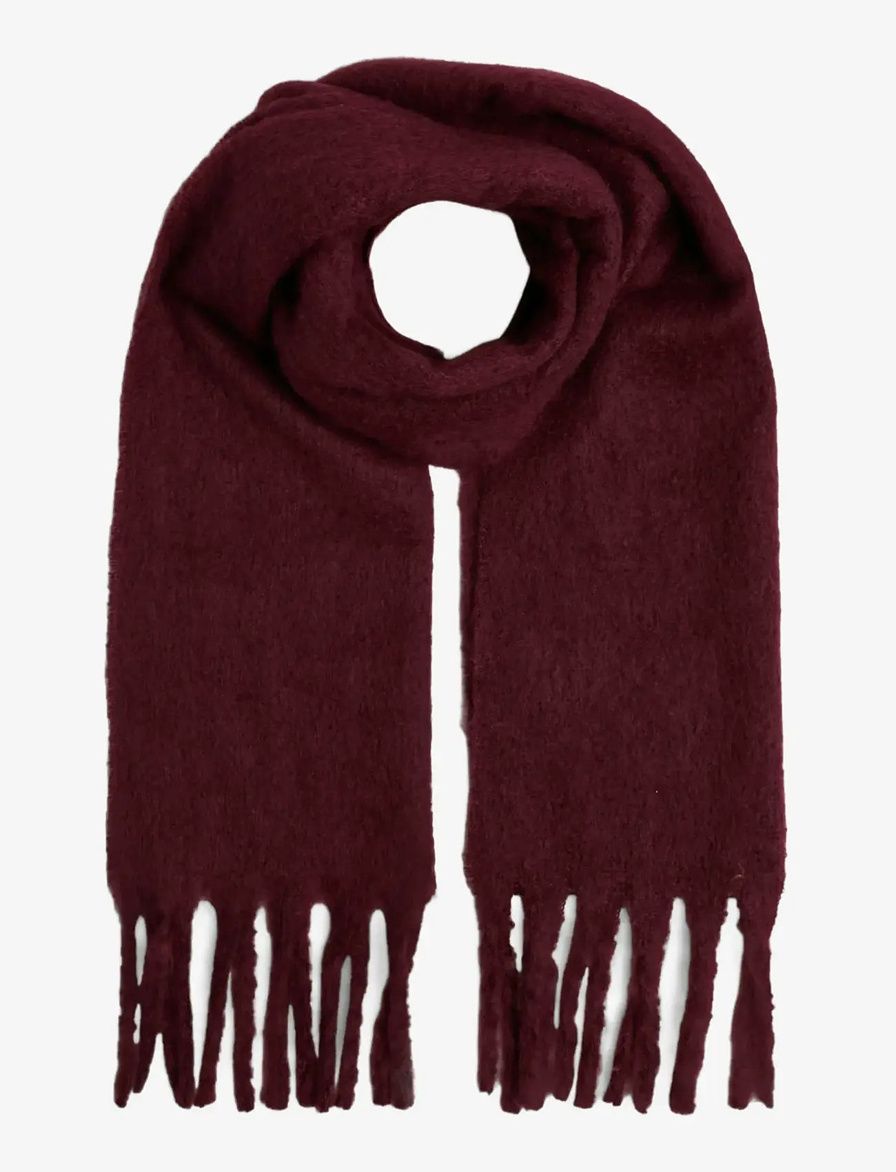 Pieces - PCNIKITA LONG SCARF NOOS BC - talvesallid - tawny port - 1