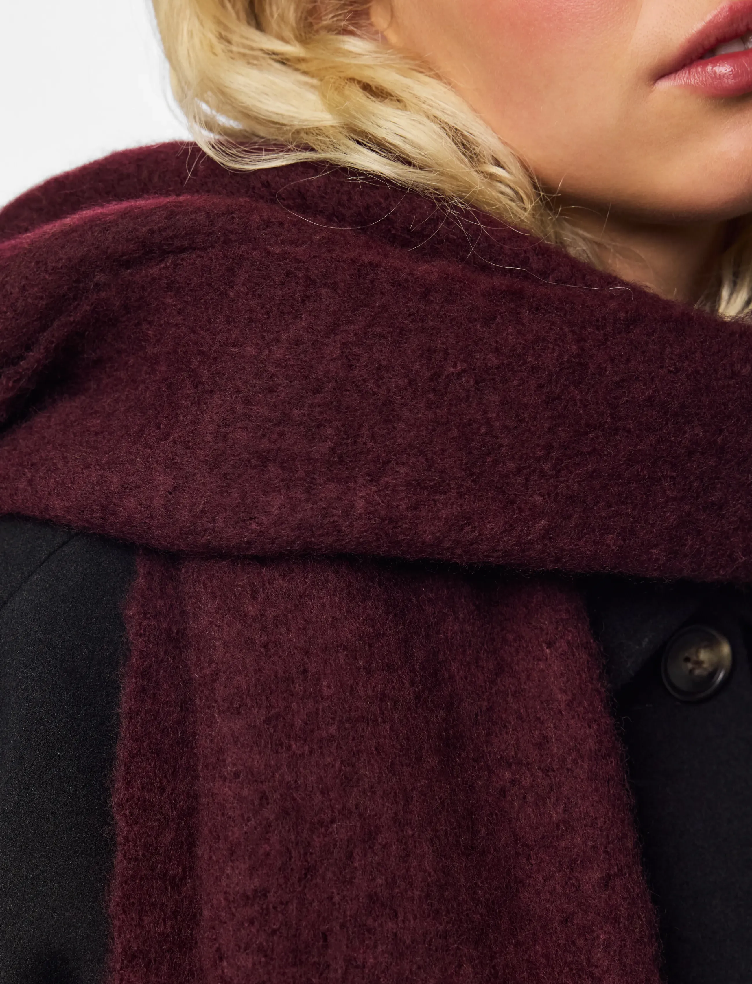 Pieces - PCNIKITA LONG SCARF NOOS BC - halstørklæder - winetasting - 3