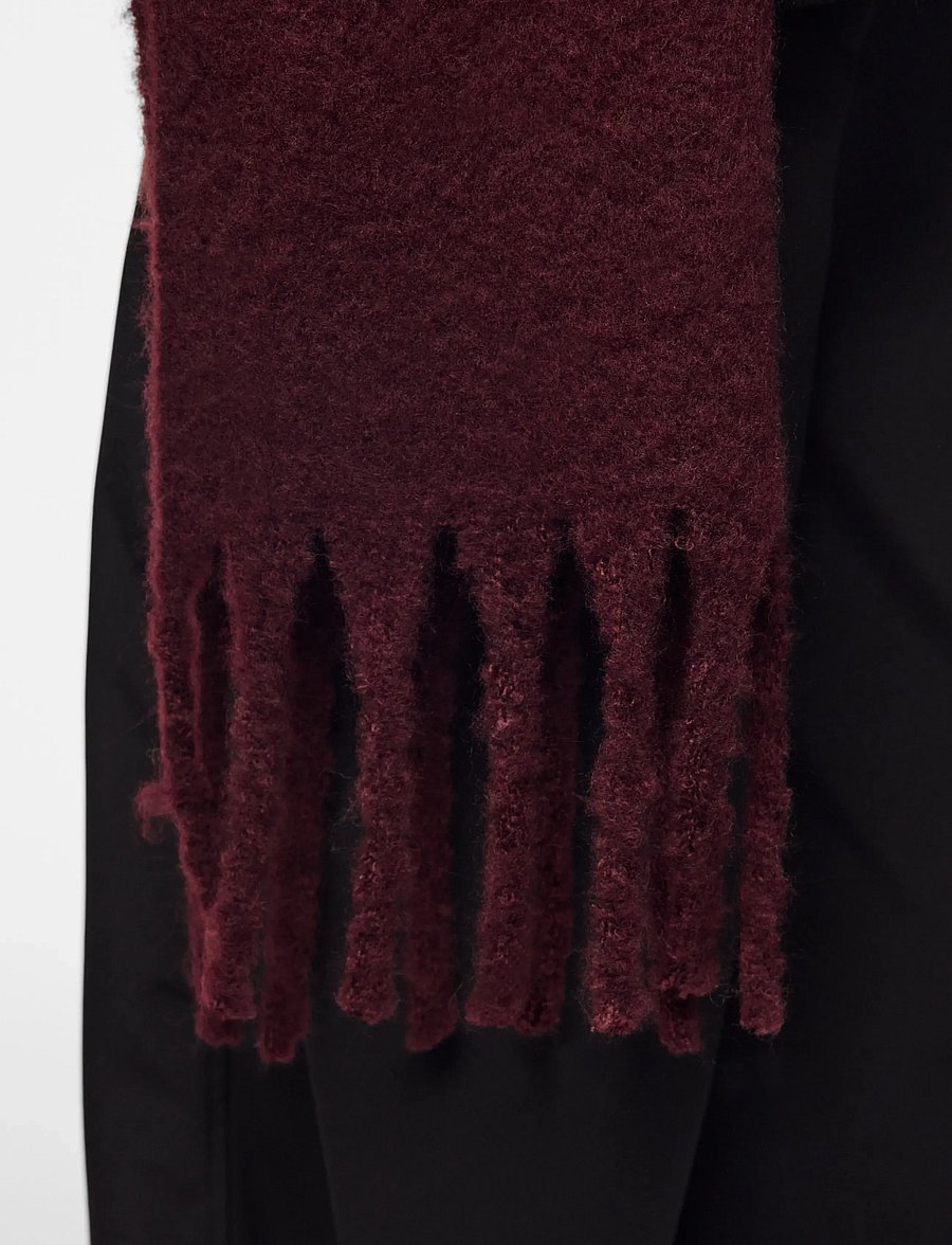Pieces - PCNIKITA LONG SCARF NOOS BC - winterschals - winetasting - 5