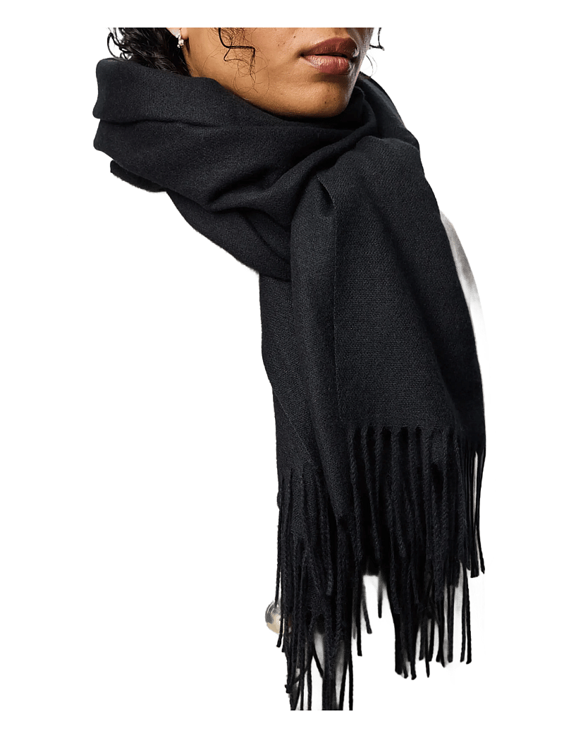 Pieces - PCNOAH LONG SCARF NOOS BC - talvesallid - black - 4