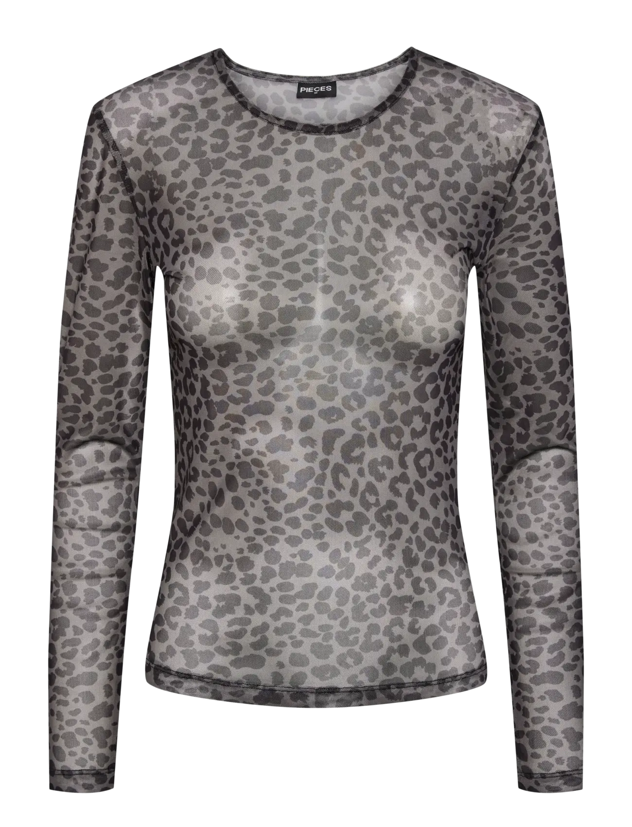 Pieces PCNINNI LS MESH TOP JRS NOOS BC - Rõivad - BLACK / black