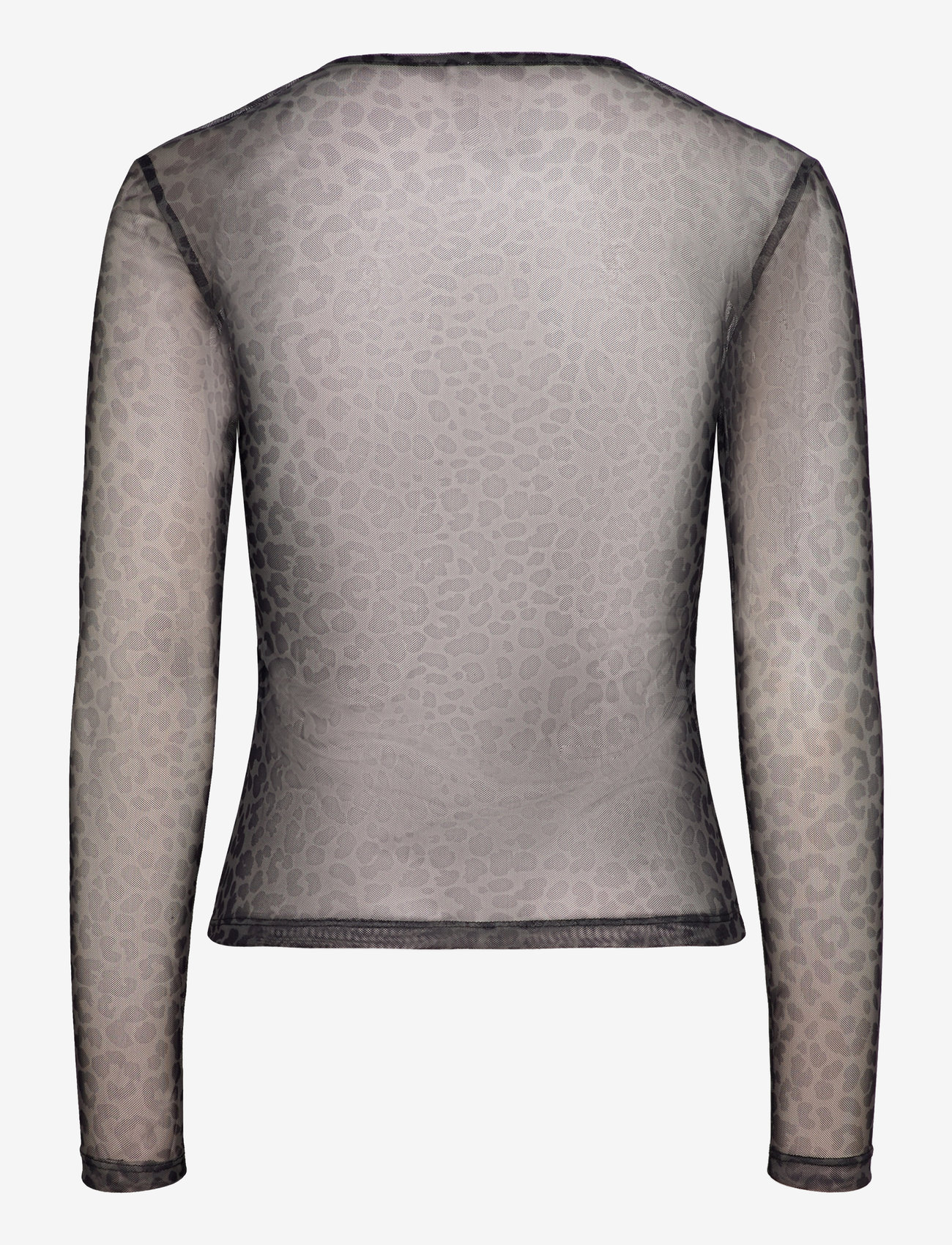 Pieces - PCNINNI LS MESH TOP JRS NOOS BC - herbstliche kleidung - black - 1