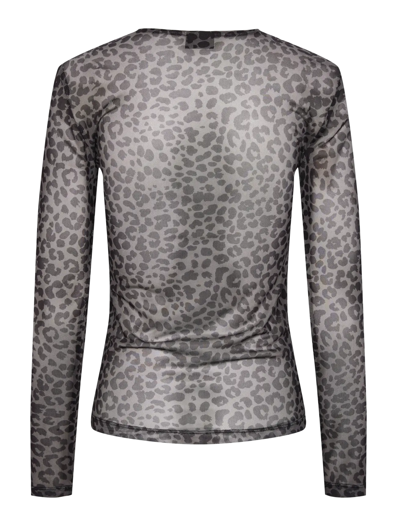 Pieces - PCNINNI LS MESH TOP JRS NOOS BC - langerma toppar - black - 2