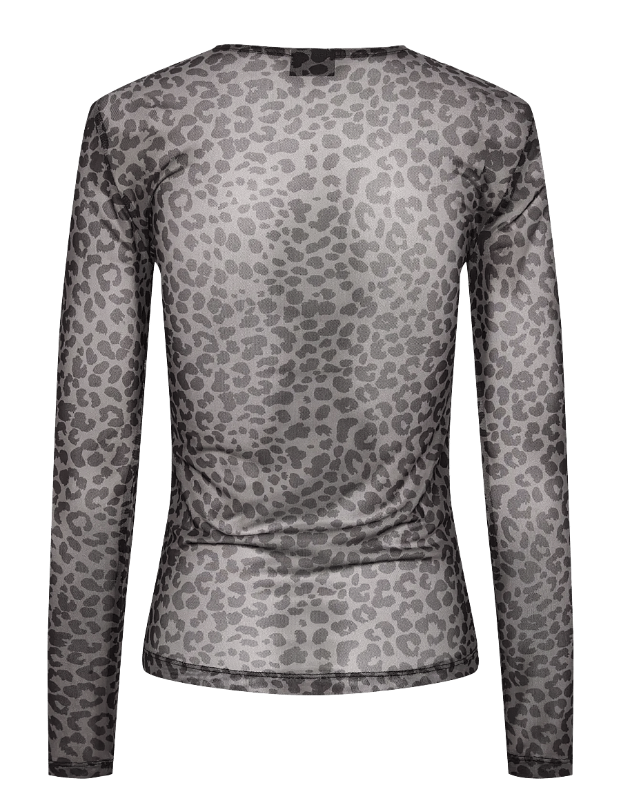 Pieces - PCNINNI LS MESH TOP JRS NOOS BC - pikkade varrukatega alussärgid - black - 2