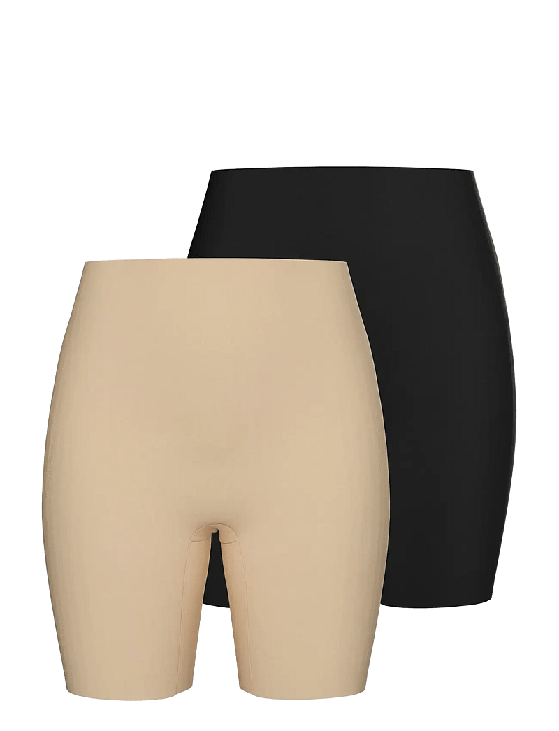 Pieces - PCNAMEE SHORTS 2-PACK NOOS - aðhaldsbuxur - black - 1