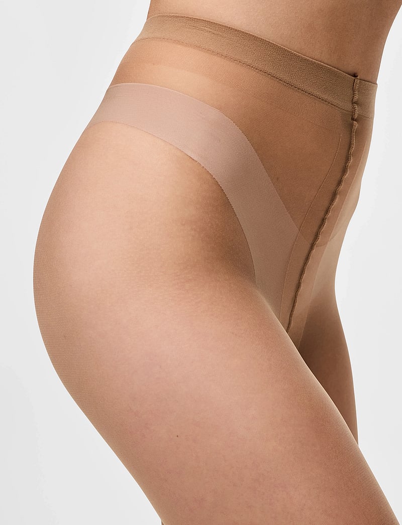 Pieces - PCNEW NIKOLINE 15 DEN TAN TIGHTS NOOS - besondere anlässe - tan - 0