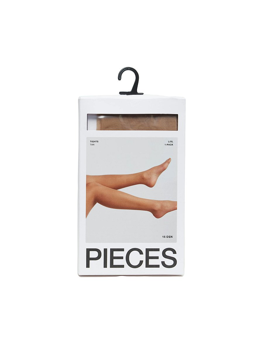 Pieces - PCNEW NIKOLINE 15 DEN TAN TIGHTS NOOS - særlige begivenheder - tan - 4